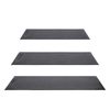 HolaHatha Lightweight Padded Foam Exercise Mat for Workout Activity, Small, Grey