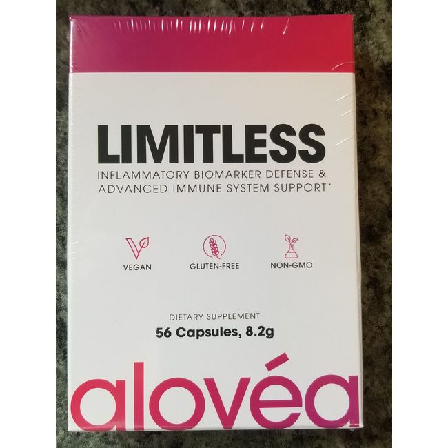 Alovea Limitless - Inflammation Defense - 56 Cap - Exp in 2025