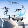 DEERC D20 Mini Drone for Kids with 720P HD FPV Camera Remote Control Toys Gifts for Boys Girls with Altitude Hold, Headless Mode, One Key Start Speed Adjustment, 3D Flips 2 Batteries, Silver