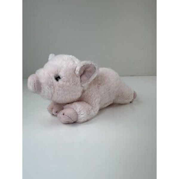 Aurora World 10" Miyoni Pink Pig Realistic Stuffed Animal Plush Toy Farm Animal