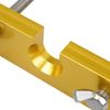 Alnicov Adjustable Mouthpiece Puller Tool Remover Holder Tools for Brass-Wind Instruments(Yellow)