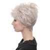 WIG ME UP - Lady Quality Wig Short Volume Silver White & Grey Hair Older Woman Voluminous backcombed H9034-T4503