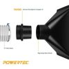 POWERTEC 70193-P2 Screw End Quick Coupler, 4" Dust Collection, 2PK