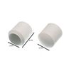 12 X White Rubber Chair Ferrules for Floor Protection