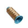 Weaving Thread Polyester Sewing Thread Size 210D with 12pcs 9cm C Type Needles Curved Hair Needles（Dark Blonde）