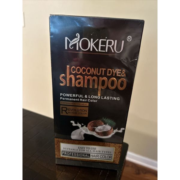 Mokeru Coconut Hair Dye Shampoo Semi- Permanent  for Men Women Grape Red 04