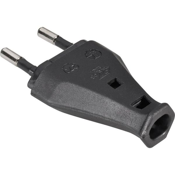 Kaiser 613381 K852/sw Eurostecker Kunststoff 230V Schwarz IP20, 3 Stück