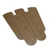 5 Pack- 42 Inch Ceiling Fan Blades Replacement, Reversible White / Bleached Oak