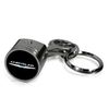 Chrysler Logo Black Engine Piston and Rod Metal Key Chain