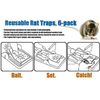 ASPECTEK Rat Trap, Instantly Quick Response for Rodents, Pack of 2