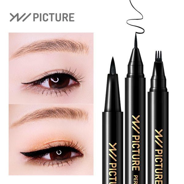 Unipicture smudge-free tattoo brush pen eyeliner 0.9ml long-lasting waterproof