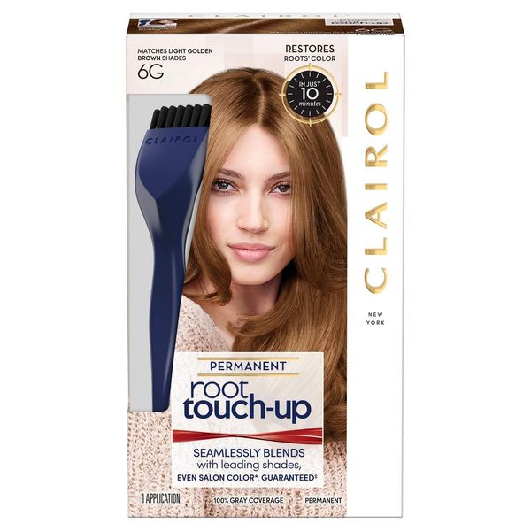 Clairol Root Touch-Up Permanent Color, Light Golden Brown 6G