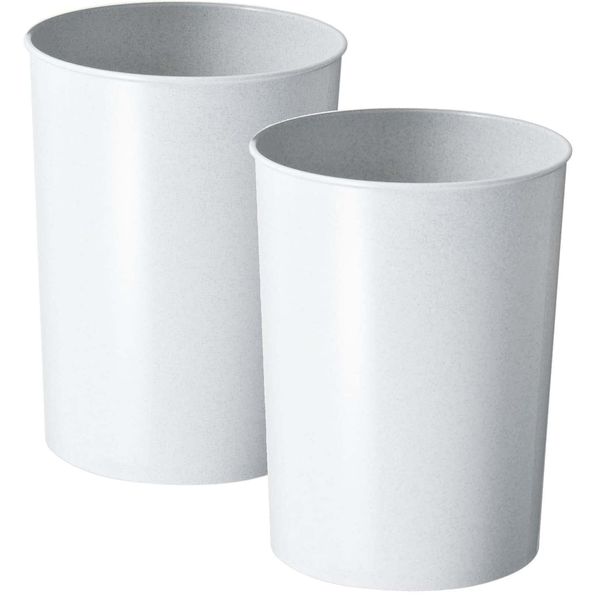 TONBO Shinki Gosei R-30 Dragonfly Toss Trash Can 10.2L Main Unit, Gray, Set of 2, Diameter 9.3 x Height 12.0 inches (23.5 cm) x Height 12.0 inches (30.5 cm), Made in Japan