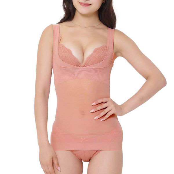 Glamore Long Shaper, Body Shaper, Underwear, Body Shaper, terracotta