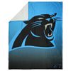 FOCO NFL Carolina Panthers Gradient Micro Raschel Throw Blanket, 50 x 60