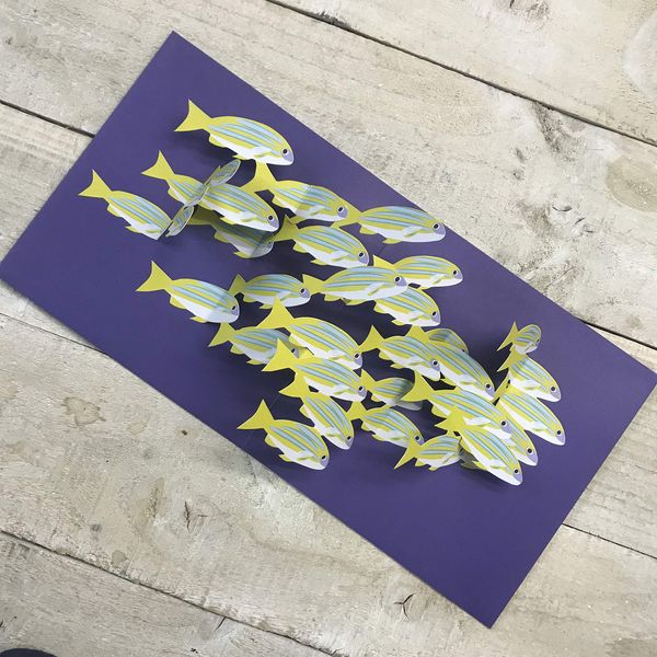 FISH POP-UP CARD