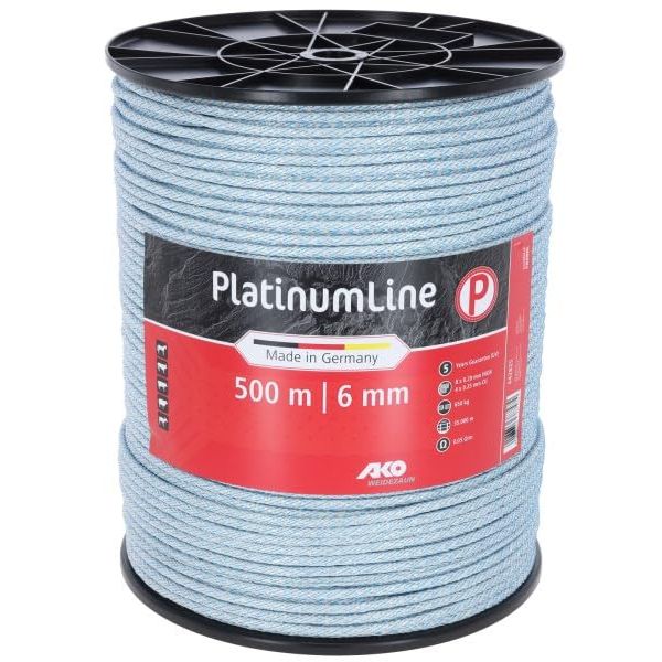 Ako PlatinumLine Rope 200 m White / Blue