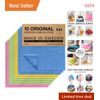 Compostable Swedish Dishcloths - 10 Pack Eco-Friendly Kitchen Rags for Cleaning