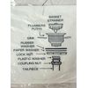 QTY 2 Dearborn COMMERCIAL Super Six 3" Locking Cup Sink Basket Strainers