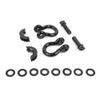 Front D-Ring Shackle Towing Tow Hook Bracket for Ford F150 Chevy Silverado Ram
