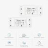 WiFi Smart Light Switch,2 Pack WiFi Wireless Switch Remote Control Switch for Smart Home