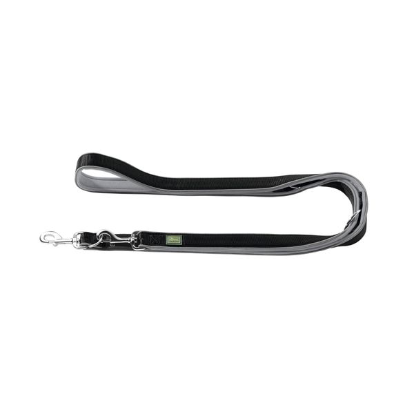 HUNTER Special Adjustable Neoprene Lead, 20/200 cm, Black/Grey