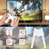 OFFCUP Charging Grip for Nintendo Switch NS/Switch OLED Joy Con, Efficient Charging Grip Controller Holder V-shaped Gaming Handle Controller Portable Holder for Joy Con Switch Controller (White)