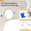 12 Pack 12W 6 Inch Ultra Thin LED Ceiling Lights Slim with Junction Box, US Ship