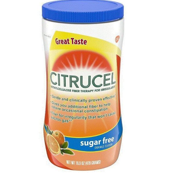 Citrucel Methylcellulose Fiber Therapy Powder for Regularity - 16.9 oz