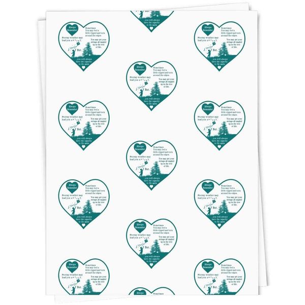 A1 'Kite Flying Motivational' Gift Wrap/Wrapping Paper Sheet (GI00095248)
