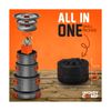 Camping Cookware Mess Kit Set with Stove - Backpacking Compact Camping Cookwa...