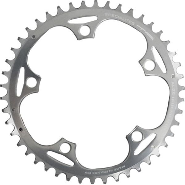 Spécialités TA Alize 130 PCD, 9/10 Speed Chainring, Silver, 60T Outer