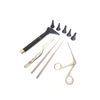 5pcs Set Otoscope + 3" Alligator Forceps Ear Nose Cleaning