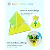 ROXENDA Speed Cube Set, 2X2 3X3 4X4 Pyramid Fast Cube Stickerless with Instruction [4 Pack] (Stickerless Cube Set)