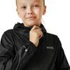 Regatta-Kinderjacke Kid Pack It Iii, wasserdichte Shell-Jacke, Schwarz, 152