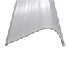 Beam Lighting Under Cabinet Light Cover Replacement | White Ribbed Acrylic Diffuser (Curved, 18")