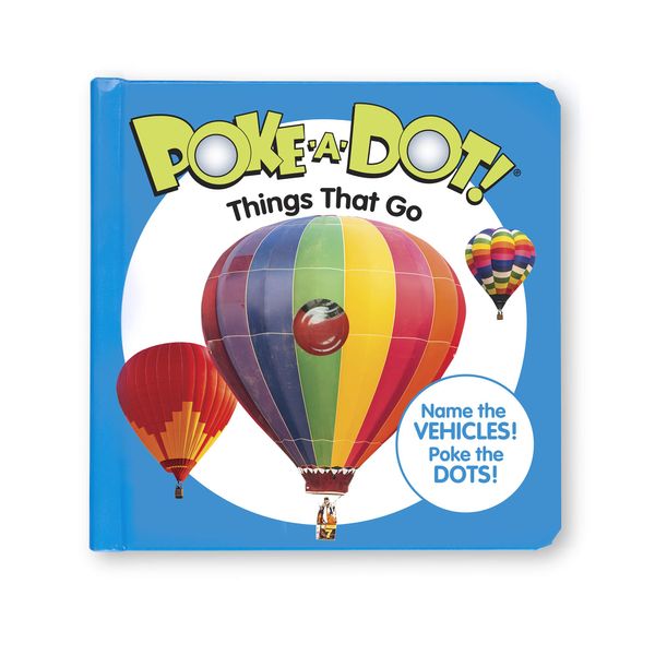 Melissa & Doug | Poke-a-Dot Things That Go | Activity Books | 3+ | Gift for Boys or Girls