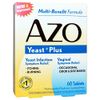 AZO Natural Yeast Symptom Prevention & Relief Tablets, 400 mg, 60-Count Boxes (Pack of 3)