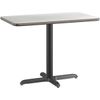 30" x 48" Rectangular Restaurant Table Top with White Birch Laminate Top Finish