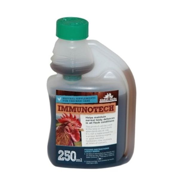 Global Herbs - Immunotech Poultry Immunity Supplement x Size: 250 Ml
