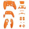 eXtremeRate Full Set Shell with Buttons Touchpad Cover Compatible with ps5 Edge Controller, Orange Custom Replacement Decorative Trim Shell Front Back Plates Compatible with ps5 Edge Controller