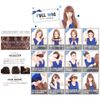 Wig Wig Medium Semi Long Full Wig. Long Wig Women's Wig Straight Natural Therapeutic Harajuku Series Small Face Effect Net with Heat-Resistant misicakoo , darkbrown