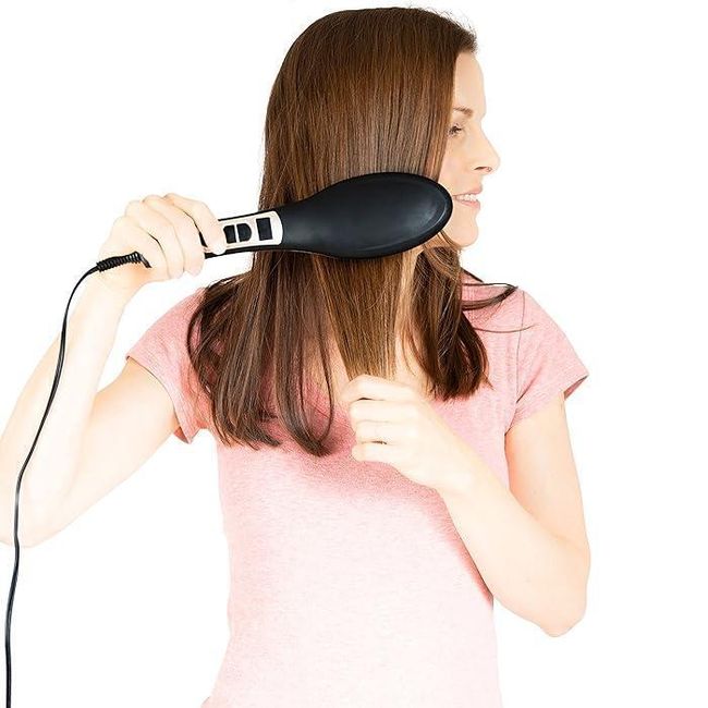 Olivia and Aiden Electric Hair Straightener Brush