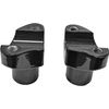 HardDrive H57-6076BF-2: Forged Handlebar Riser Black Straight 2"