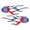 MLB Chicago Cubs Micro Flame Graphics Decal (Pack of 2)