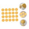 PACKOVE 100Pcs Rounded Makeup Powder Face Cleaning Applicators for Cosmetics Application for Makeup Removal and