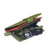 STARHIDE Womens RFID Blocking Compact Soft Leather Multi Coloured Purse 5535 (Green Multi)