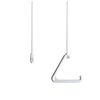 sleeklight Pull Cord String and Functional Handle for Bathroom Light or Ceiling Switch. Designed to Help those with Arthritis or Sight issues.