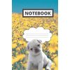 Notebook: White pug notebook for kids | 6 X 9 | 120 Pages