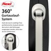 flexi 4000498043547 Comfort Retractable Lead, Small, 5 m, Black/Blue